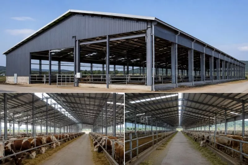 Warum entscheiden sich immer mehr Investoren für den Bau von Rinderfarmen mit Stahlrahmen?