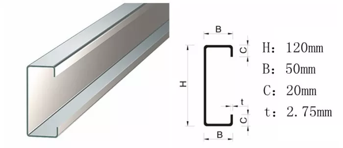 Sollte beim Bau von Portalrahmen-Stahllagern C-förmiger Stahl oder Z-förmiger Stahl als Pfetten verwendet werden?