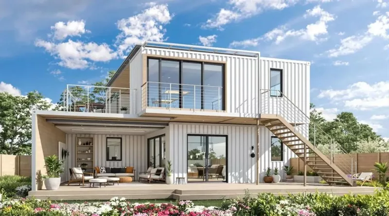 Brandneues vorgefertigtes Containerhaus aus Stahl