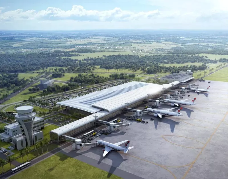Wirtschaftliches modulares Stahlkonstruktionsterminal