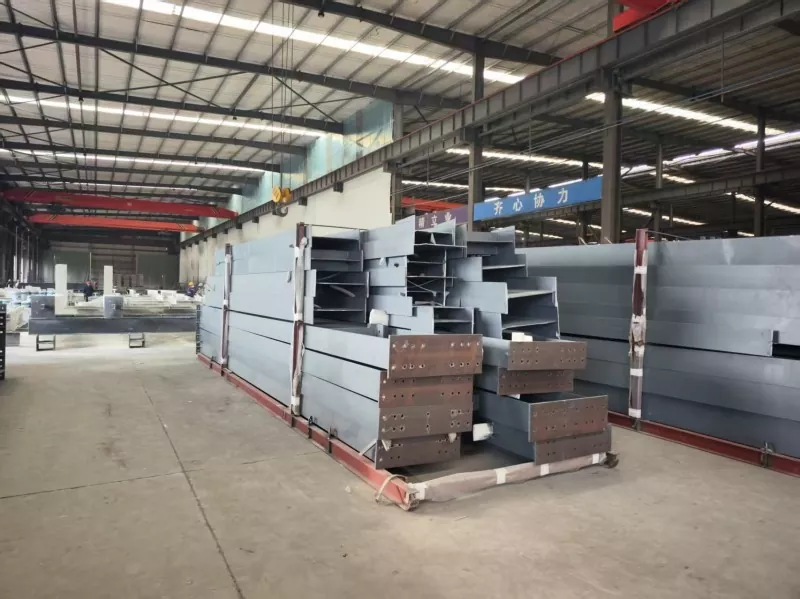 Steel Frame Mechanical Manufacturing Factory Construction