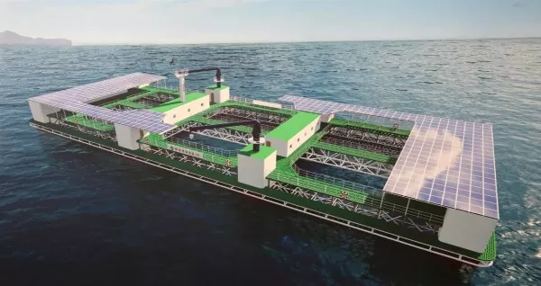 Stahlkonstruktion für Indoor-Aquakulturlager