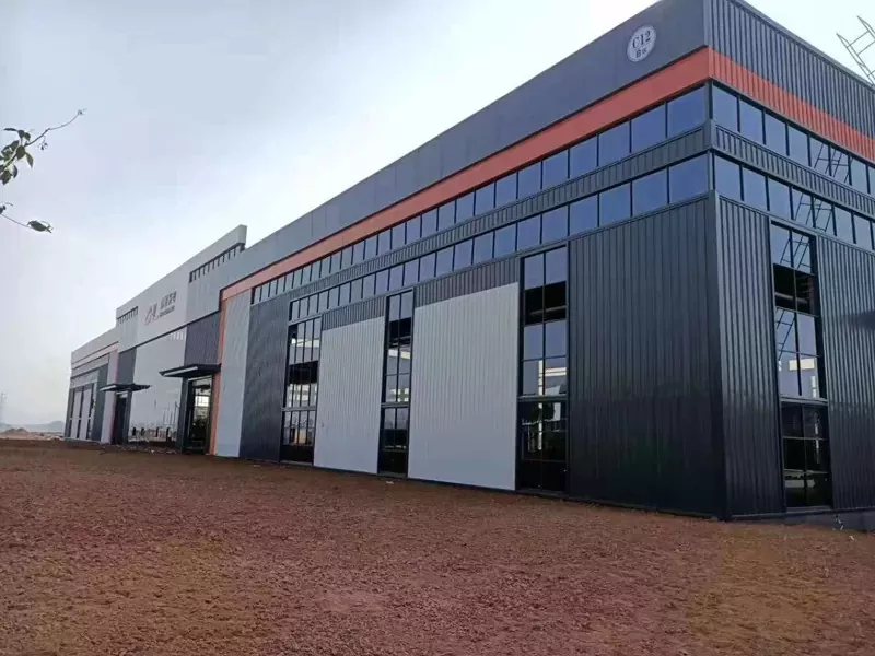 Logistik-Stahllagergebäude