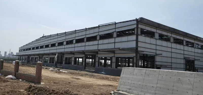 Vorgefertigter modularer Stahlrahmen-Logistiklagerbau