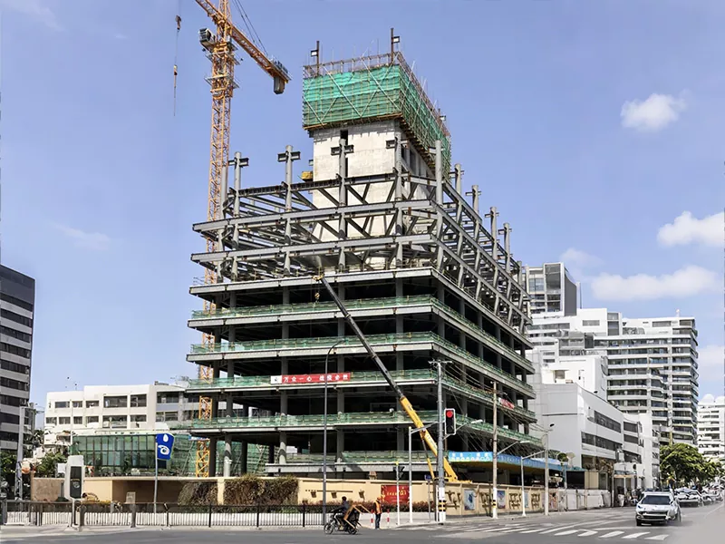 Halle mit vorgefertigter Stahlrahmenkonstruktion