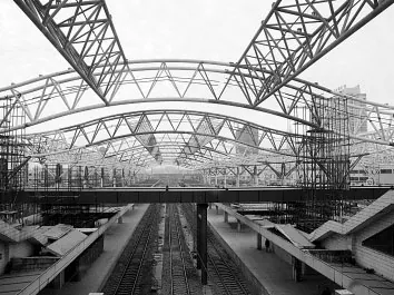 Vorgefertigter Bahnhof mit leichter Stahlkonstruktion