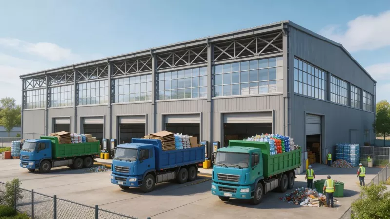 Sortierzentrum für Stahlrahmen-Recycling-Ressourcen