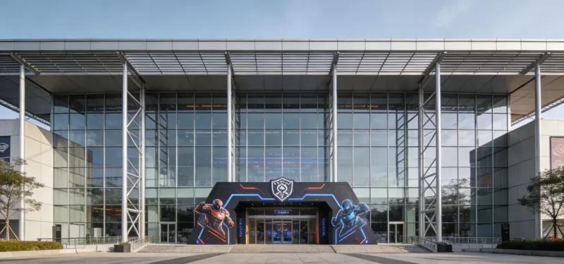 Elektronische Sportarena mit Stahlkonstruktion