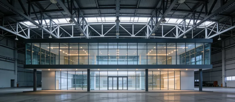 Ausstellungshalle für Stahlkonstruktionsunternehmen