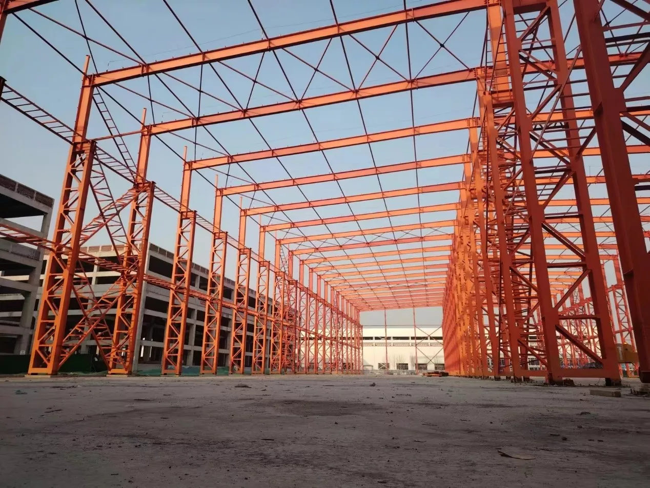 Hangar für Stahlkonstruktionen