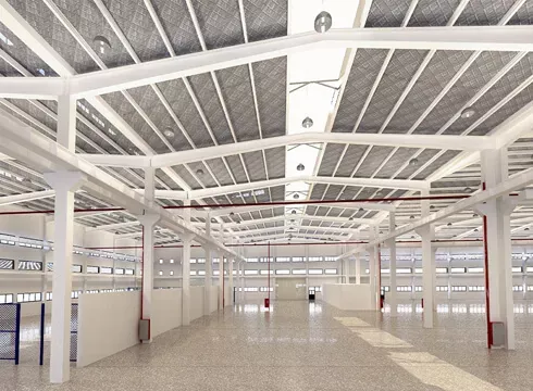 Logistikzentrum für Stahlkonstruktionen