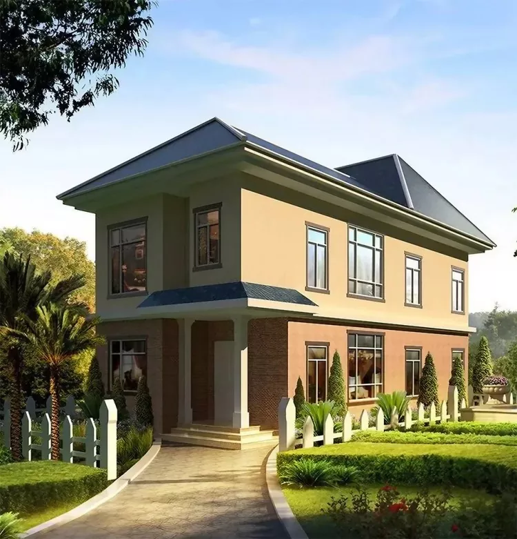 Resort-Villa mit Stahlkonstruktion