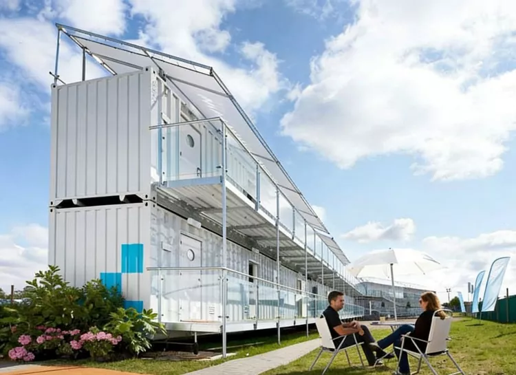 Temporäre Containerhäuser
