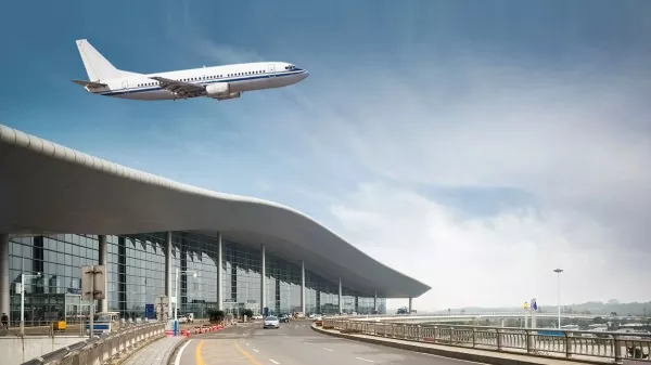 Wind- und erdbebensicheres Stahlterminal